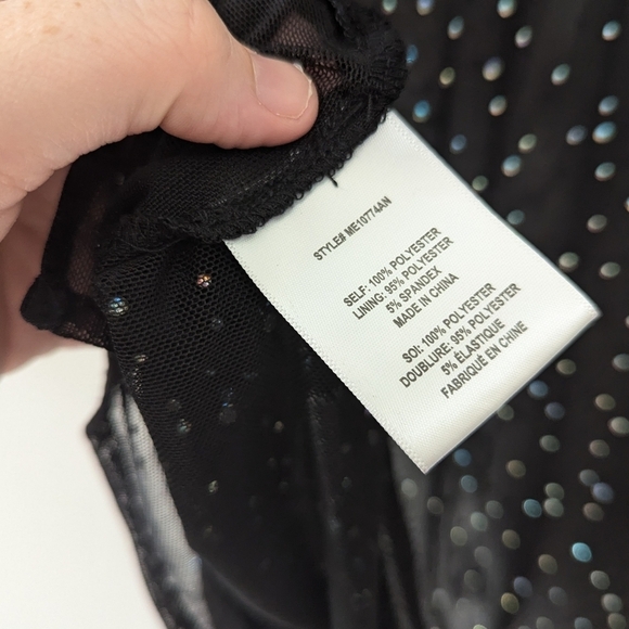 Anthropologie Eva Franco Starlight Long-Sleeve Sheer Tunic Dress - Picture 13 of 13